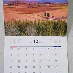 2024 北海道『美瑛メルヘンの丘』カレンダー　壁掛けタイプ 11枚目の画像