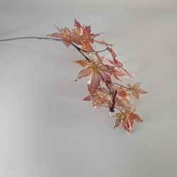 紅葉と赤とんぼ（ver.1)　アメリカンフラワー/ディップアート 6枚目の画像