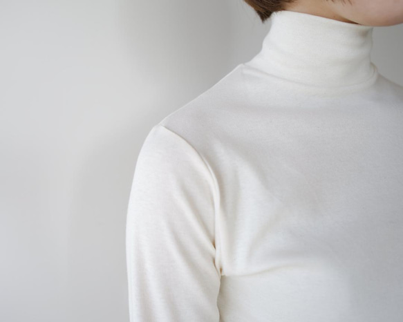 オーガニックコットン/organic cotton/high neck /kinari 8枚目の画像
