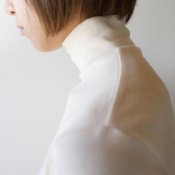 オーガニックコットン/organic cotton/high neck /kinari 2枚目の画像