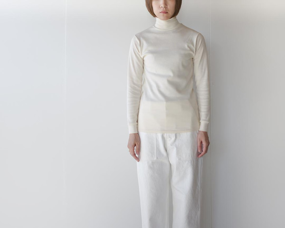オーガニックコットン/organic cotton/high neck /kinari 5枚目の画像