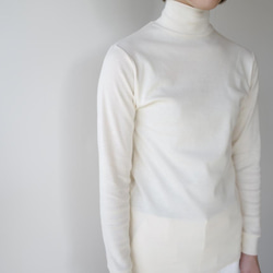 オーガニックコットン/organic cotton/high neck /kinari 3枚目の画像