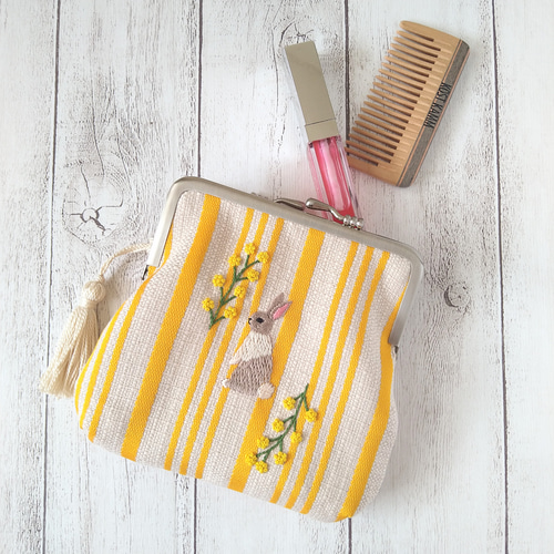 【刺繍にチェックが可愛い♪】HERMES ポーチ 楽天市場】【7/30日10%OFFクーポン】ポーチ | KANKANフラット