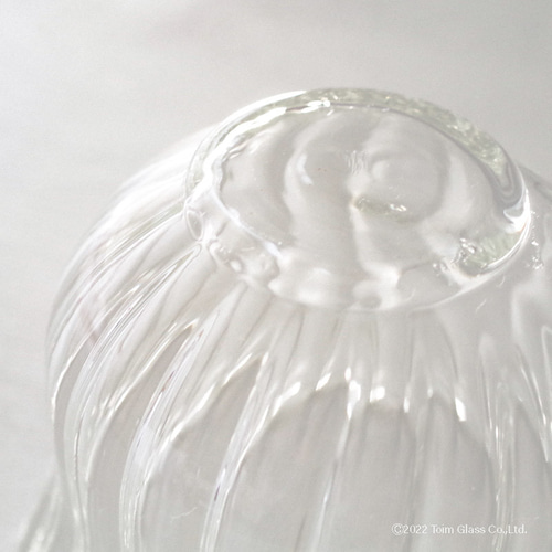 ラッピング無料／耐熱ガラスの湯のみ2個セット／ECST011 湯呑み