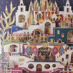 完成品  【ポップアップカード】お絵描き王国 -画材遊園- 5枚目の画像