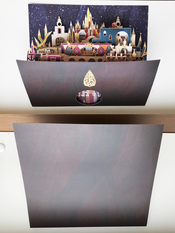 完成品  【ポップアップカード】お絵描き王国 -画材遊園- 6枚目の画像