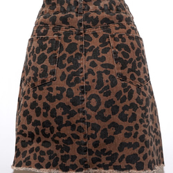Point Crash Leopard Mini Skirt (brown) ミニスカート レオパード ヒョウ柄 ガーリ 11枚目の画像
