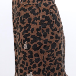 Point Crash Leopard Mini Skirt (brown) ミニスカート レオパード ヒョウ柄 ガーリ 10枚目の画像