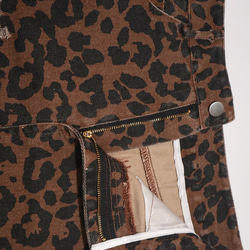 Point Crash Leopard Mini Skirt (brown) ミニスカート レオパード ヒョウ柄 ガーリ 8枚目の画像