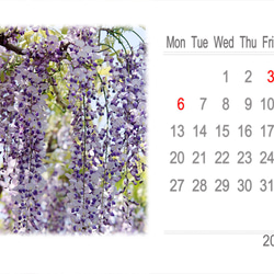2024年カレンダー 日本の四季 月曜始まり（卓上、壁掛けケース付き） 9枚目の画像