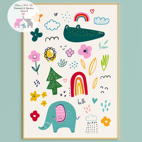 世界に一つだけ！癒し系動物イラスト（A4ボードパネル・オーダーメイド） 世界に一つだけ！癒し系動物イラスト（A4ボードパネル・オーダーメイド