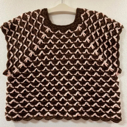 ⭐︎handmade⭐︎手編み　ベスト　セーター 2枚目の画像