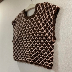⭐︎handmade⭐︎手編み　ベスト　セーター 4枚目の画像