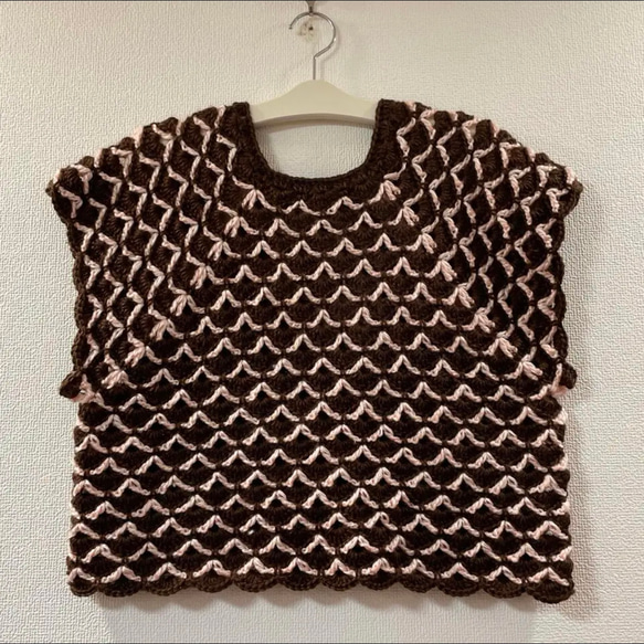 ⭐︎handmade⭐︎手編み　ベスト　セーター 5枚目の画像