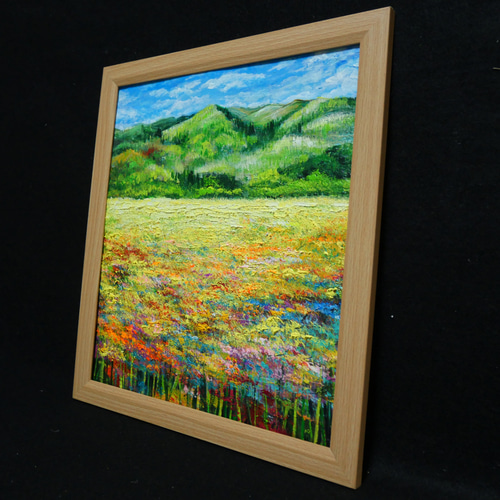 油絵 絵画 【野花の風景】 油絵 絵画 【野花の風景】 絵画 HR 通販 16639263｜Creema