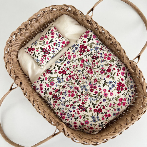 選べるクーファン♡お人形用クーファン♡花柄ピンクフル おもちゃ