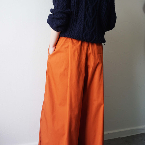 新品タグ付き✨MARK＆LONA キュロットパンツ オレンジ S 楽天市場】キュロットパンツ ワイドパンツ 赤 焦げ茶 無地 М