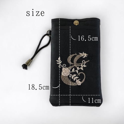 【リネン刺繍　さ。様オーダー専用ページ】マルチクロス　メガネケース リネン刺繍 さ。様オーダー専用ページ】マルチクロス メガネケース