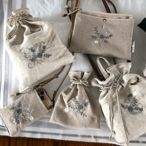 シェンムー 刺繍ポーチ 2個セット 鳳凰鏡 シェンムー Shenmue