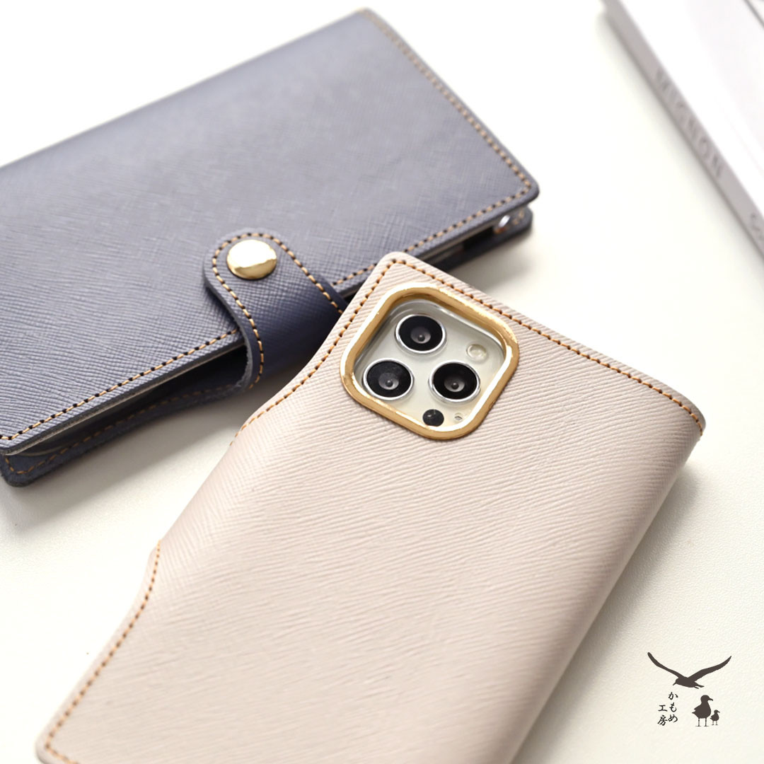 アムーアンフィニ ラムレザー スマホケース アムーアンフィニ ラムレザーキルティング スマホケース 黒