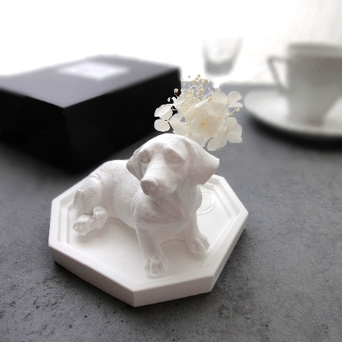 アロマストーンで再現する 犬のいる暮らし □ ダックスフント Lサイズ