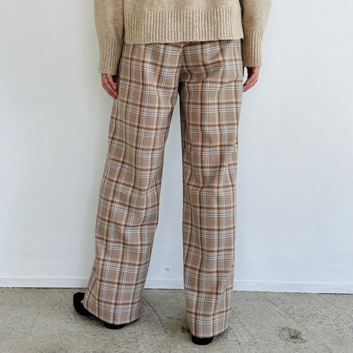 Arts&Science ヘリンボーンウールイージーパンツ　センタープレス Arts&Science ヘリンボーンウールイージーパンツ センタープレス