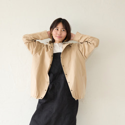 Morino Gakko 防水山地派克大衣（米色）旅行罩衫 Light Cover-up 第18張的照片