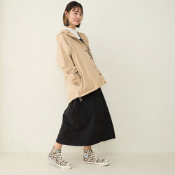 ﾓﾘﾉｶﾞｯｺｳ 撥水加工 マウンテンパーカー (ベージュ) 旅行羽織り 軽羽織り｜mg-po02-be 6枚目の画像