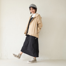 ﾓﾘﾉｶﾞｯｺｳ 撥水加工 マウンテンパーカー (ベージュ) 旅行羽織り 軽羽織り｜mg-po02-be 17枚目の画像