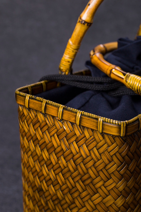 竹かご鞄 大 ハンドバッグ 買い物かご大 竹かご かごバッグ バスケットかご 竹製品 レトロ 茶道茶セット収納袋 和風  D1495080836(11570円)