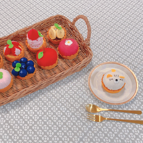 cocページ＊フェルトケーキ ベイクドチーズケーキ⋆*フェルトケーキ - ゆっちフェルト