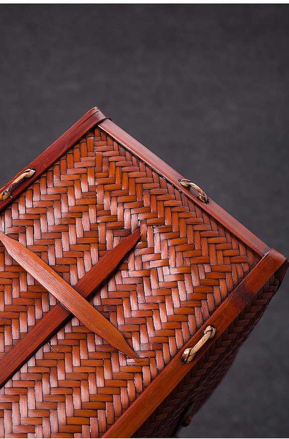 竹かご鞄 大 ハンドバッグ 買い物かご大 竹かご かごバッグ バスケットかご 竹製品 レトロ 茶道茶セット収納袋 和風 