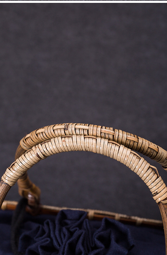 竹かご鞄 大 ハンドバッグ 買い物かご大 竹かご かごバッグ バスケットかご 竹製品 レトロ 茶道茶セット収納袋 和風 バッグ・カバン その他 A1425280340(10920円)