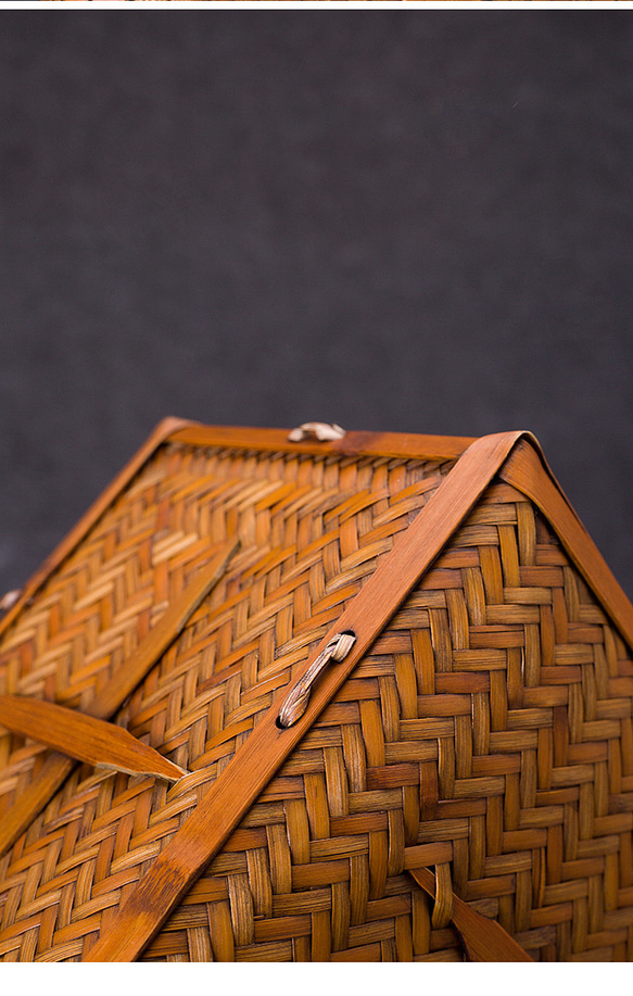 竹かご鞄 大 ハンドバッグ 買い物かご大 竹かご かごバッグ バスケットかご 竹製品 レトロ 茶道茶セット収納袋 和風 バッグ・カバン その他 A1425280340(10920円)