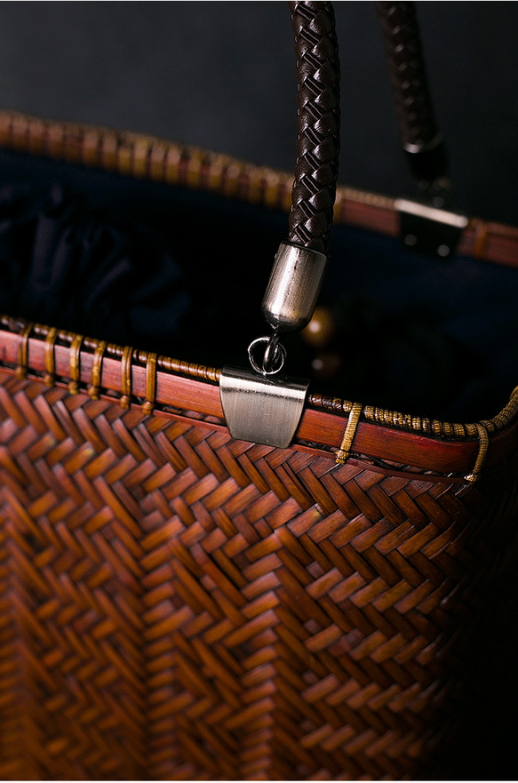 竹かご鞄 大 ハンドバッグ 買い物かご大 竹かご かごバッグ バスケットかご 竹製品 レトロ 茶道茶セット収納袋 和風 その他 D1421507475(10920円)