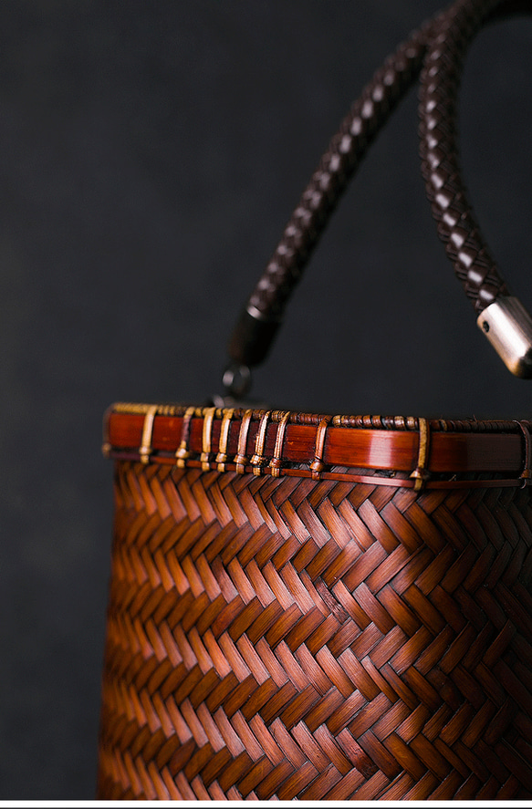 竹かご鞄 大 ハンドバッグ 買い物かご大 竹かご かごバッグ バスケットかご 竹製品 レトロ 茶道茶セット収納袋 和風 その他 D1421507475(10920円)