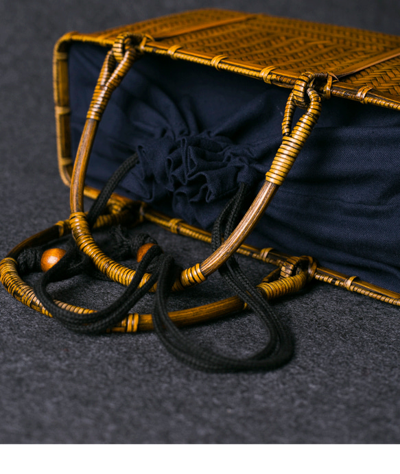 竹かご鞄 大 ハンドバッグ 買い物かご大 竹かご かごバッグ バスケットかご 竹製品 レトロ 茶道茶セット収納袋 和風 