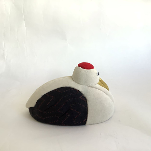 佐渡島七福神縁起物鶴と亀の言霊小判オルゴプレート 佐渡島七福神縁起物鶴と亀の言霊小判オルゴプレート 亀甲模様と鶴の