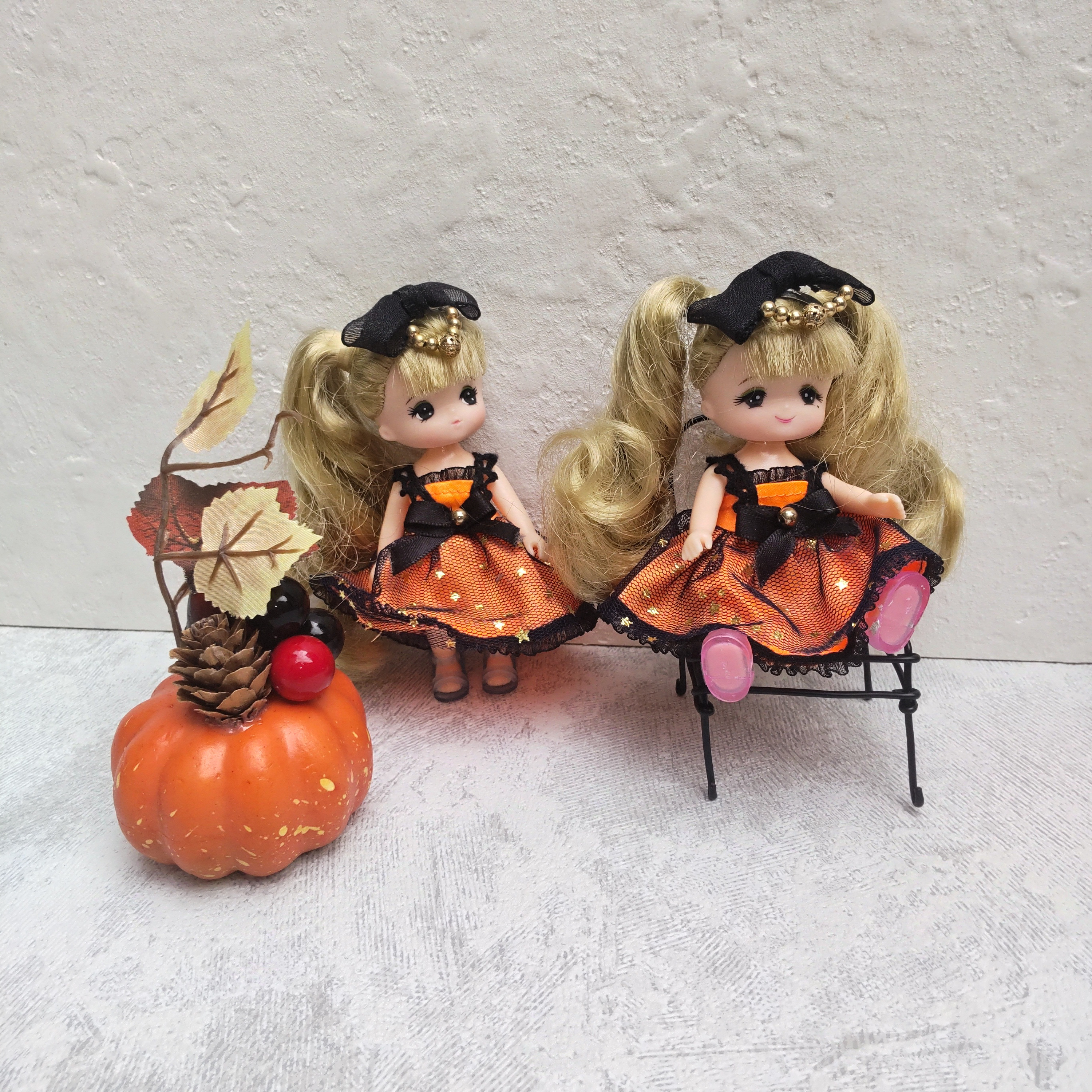 ミキちゃん、マキちゃんハロウィンワンピースドレス 4set
