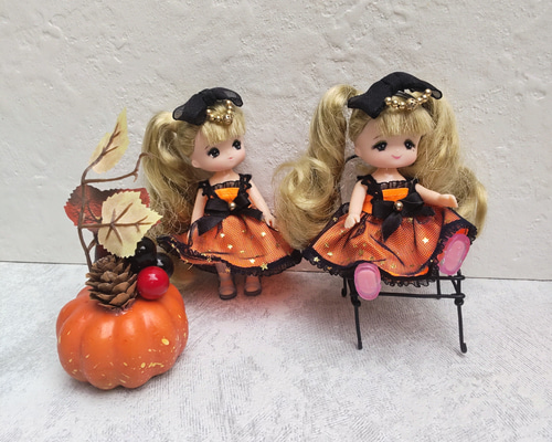 ミキちゃん、マキちゃんハロウィンワンピースドレス 4set