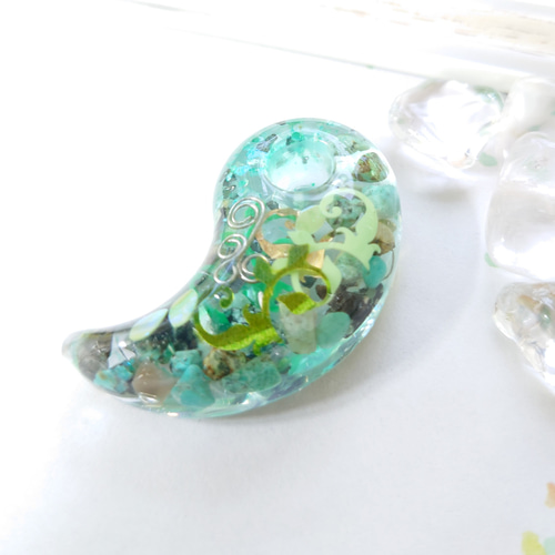 勾玉オルゴナイト《ターコイズ》 その他アクセサリー 悠暉 通販