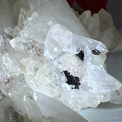 イシス ヒマラヤ✨ レインボー マニカラン産 水晶 原石 クラスター