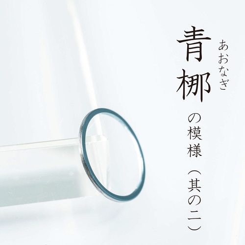 ≪オーダー専用»「青梛」あおなぎ 其の二 チタンリング 1㎜細指輪 
