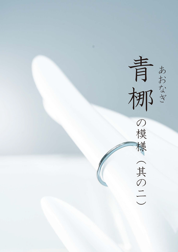 ≪オーダー専用»「青梛」あおなぎ 其の二 チタンリング 1㎜細指輪  