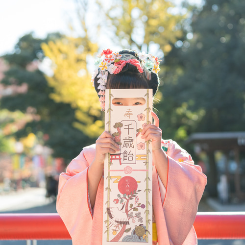 2025年度の販売は終了いたしました】オリジナル千歳飴袋 by 家族写真の