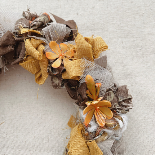 秋の大人かわいい木の実リース リース mörk grön 通販 16640516