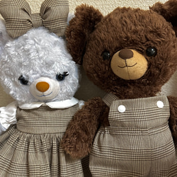 Disney - ぬいぐるみ　ユニベアシティ　着せ替え　コスチューム付き　モカ　プリン 受注生産ユニベアシティ モカandプリン着用可能コスチューム