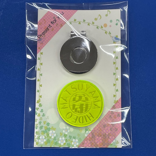 送料無料】カジノチップ風ゴルフマーカー フルネーム（25mm/30mm/40mm 