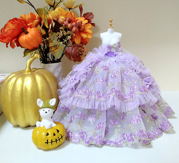 ミニチェアウェディングカラードレス⑦ ミニチェアウェディングカラー