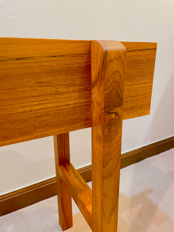 花台（高級無垢材チーク） 